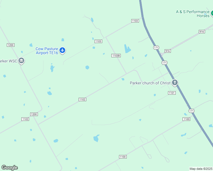 map of restaurants, bars, coffee shops, grocery stores, and more near 4400 County Road 1102 in Grandview