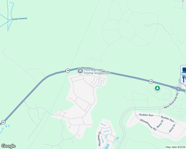 map of restaurants, bars, coffee shops, grocery stores, and more near 110 Tanners Run in Bluffton