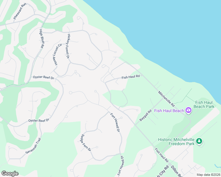 map of restaurants, bars, coffee shops, grocery stores, and more near 210 Fish Haul Road in Hilton Head Island