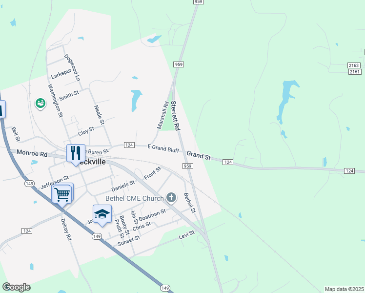 193 East Grand Bluff, Beckville TX Walk Score