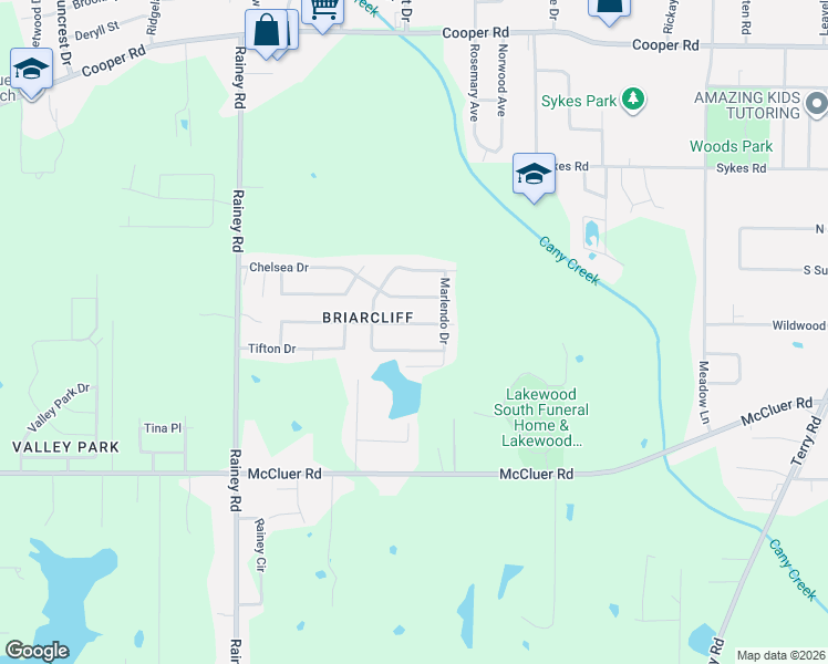 map of restaurants, bars, coffee shops, grocery stores, and more near 537 Spryfield Road in Jackson