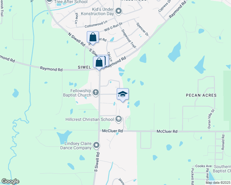 map of restaurants, bars, coffee shops, grocery stores, and more near 216 Ramada Circle in Jackson