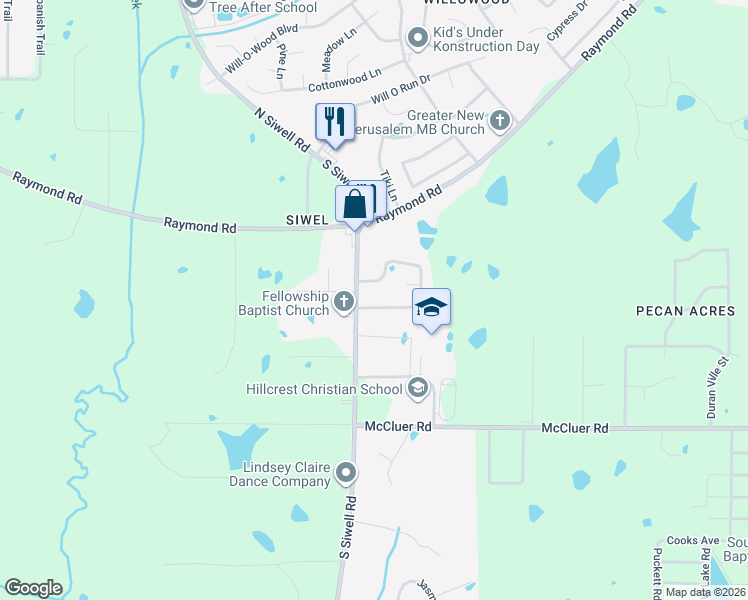 map of restaurants, bars, coffee shops, grocery stores, and more near 248 Ramada Circle in Jackson