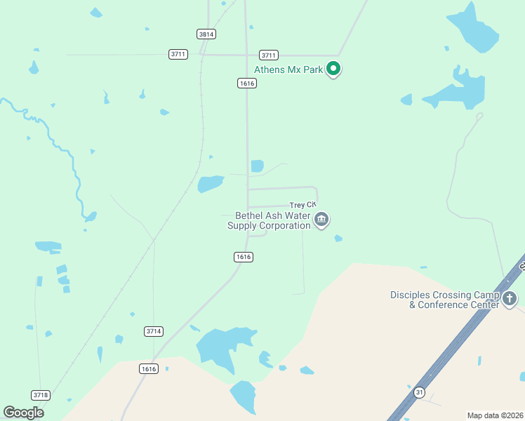 map of restaurants, bars, coffee shops, grocery stores, and more near 2810 Trey Circle in Athens