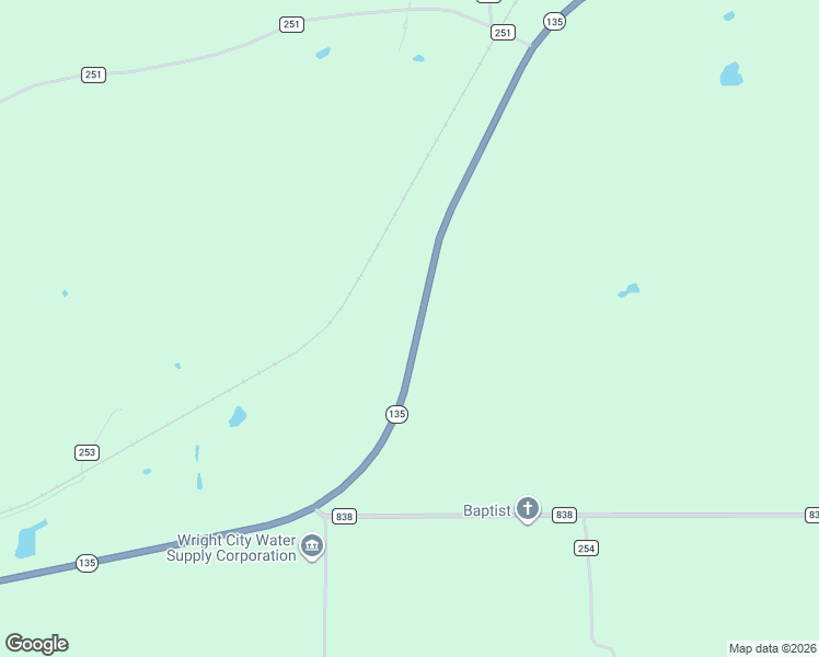 map of restaurants, bars, coffee shops, grocery stores, and more near 15852 Texas 135 in Arp