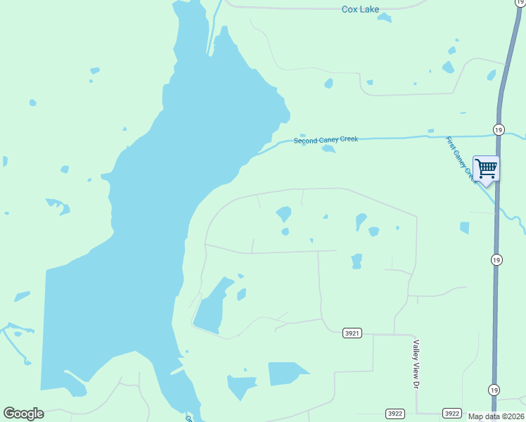 map of restaurants, bars, coffee shops, grocery stores, and more near 7766 Shore Crest Way in Athens