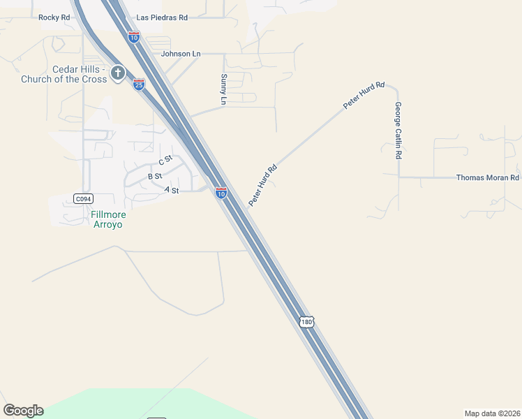 map of restaurants, bars, coffee shops, grocery stores, and more near 5401-5599 Peter Hurd Road in Las Cruces