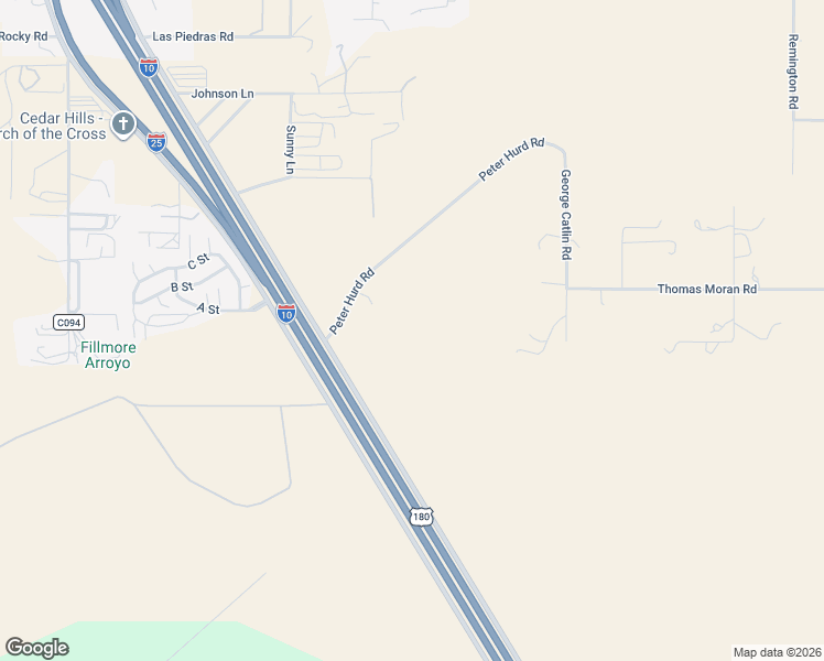 map of restaurants, bars, coffee shops, grocery stores, and more near 5566 Peter Hurd Road in Las Cruces