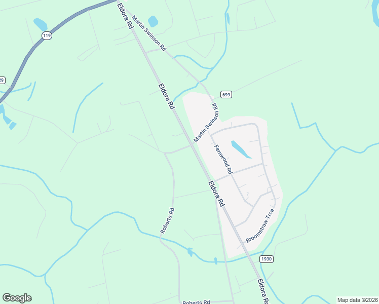 map of restaurants, bars, coffee shops, grocery stores, and more near 689 Eldora Road in Ellabell