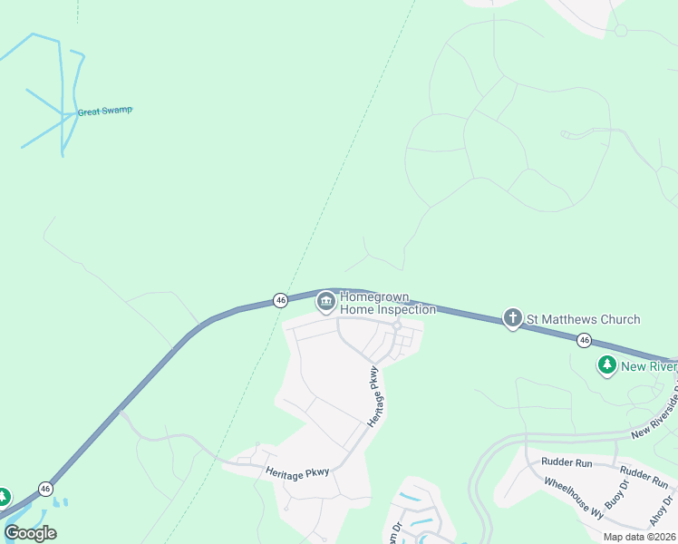 map of restaurants, bars, coffee shops, grocery stores, and more near in Bluffton