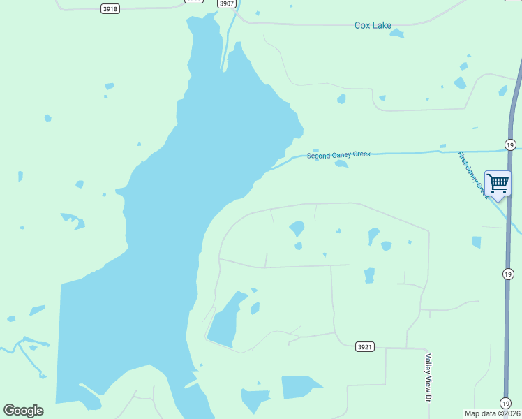 map of restaurants, bars, coffee shops, grocery stores, and more near 7766 Shore Crest Way in Athens