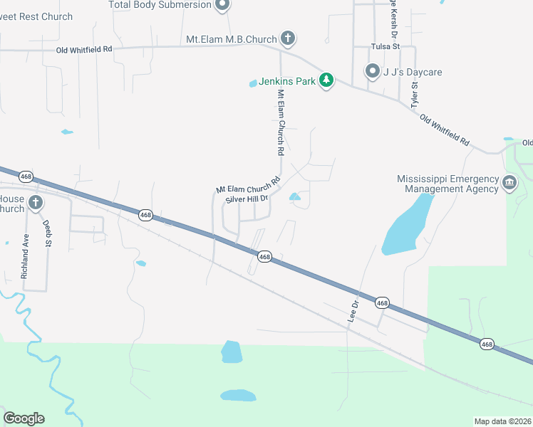 map of restaurants, bars, coffee shops, grocery stores, and more near 215 Silver Lake in Pearl