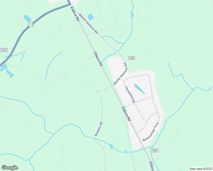 map of restaurants, bars, coffee shops, grocery stores, and more near 755 Eldora Road in Ellabell