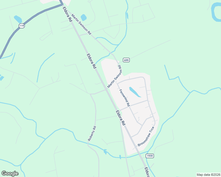 map of restaurants, bars, coffee shops, grocery stores, and more near 689 Eldora Road in Ellabell