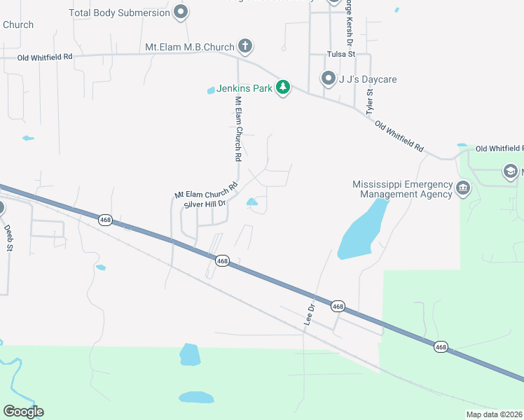 map of restaurants, bars, coffee shops, grocery stores, and more near 2934 Mississippi 468 in Pearl