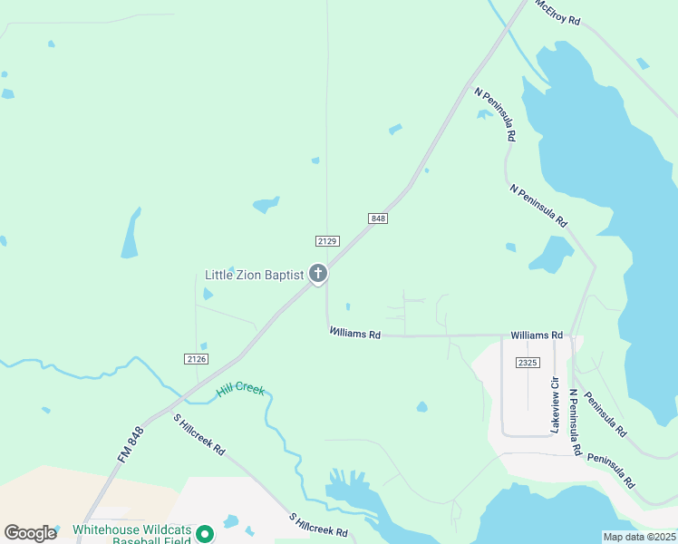 map of restaurants, bars, coffee shops, grocery stores, and more near 15547-15999 Farm to Market 848 in Whitehouse