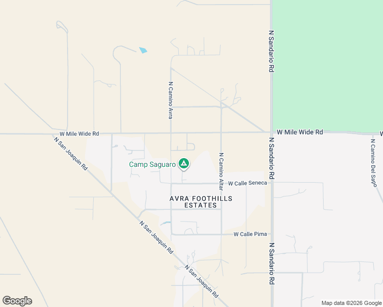 map of restaurants, bars, coffee shops, grocery stores, and more near 2300 North Camino Del Gato in Tucson