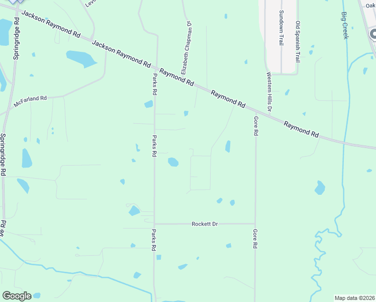 map of restaurants, bars, coffee shops, grocery stores, and more near 162 Parks Road in Jackson