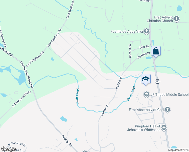 map of restaurants, bars, coffee shops, grocery stores, and more near 705 Scott Drive in Vidalia