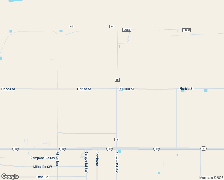 map of restaurants, bars, coffee shops, grocery stores, and more near Florida St in Deming