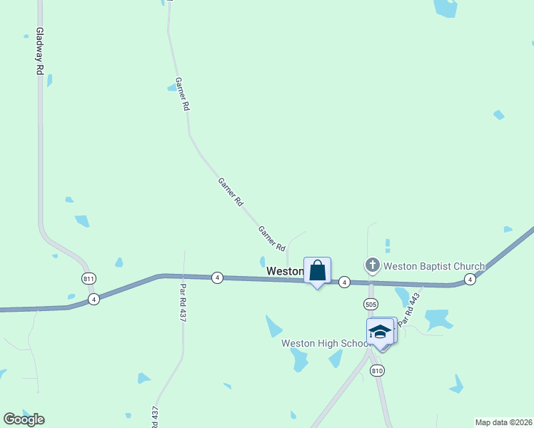 map of restaurants, bars, coffee shops, grocery stores, and more near 158 Garner Road in Jonesboro