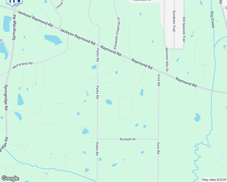 map of restaurants, bars, coffee shops, grocery stores, and more near 162 Parks Road in Jackson
