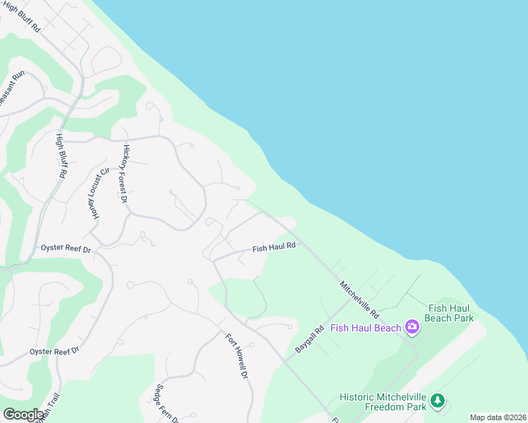 map of restaurants, bars, coffee shops, grocery stores, and more near 370 Mitchellville Road in Hilton Head Island