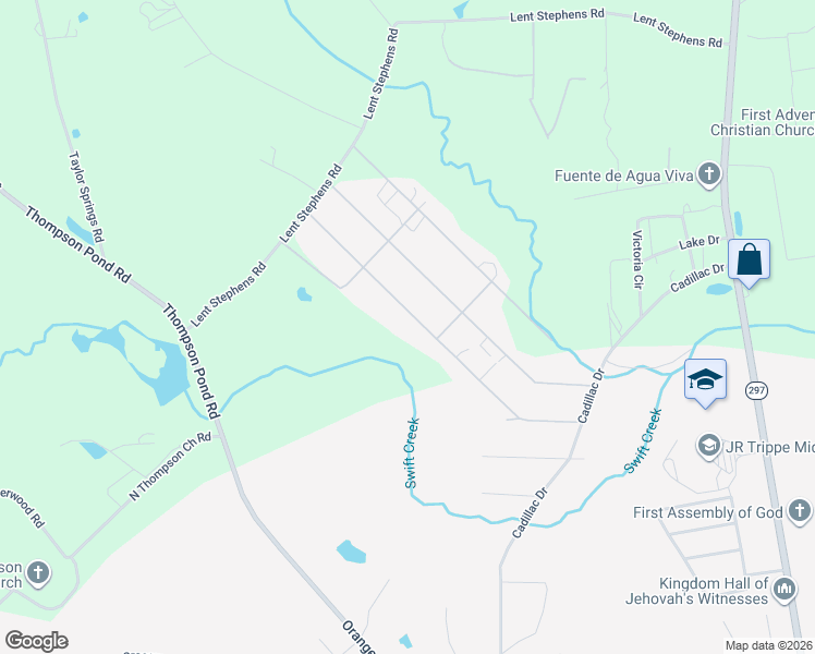 map of restaurants, bars, coffee shops, grocery stores, and more near 812 Scott Drive in Vidalia