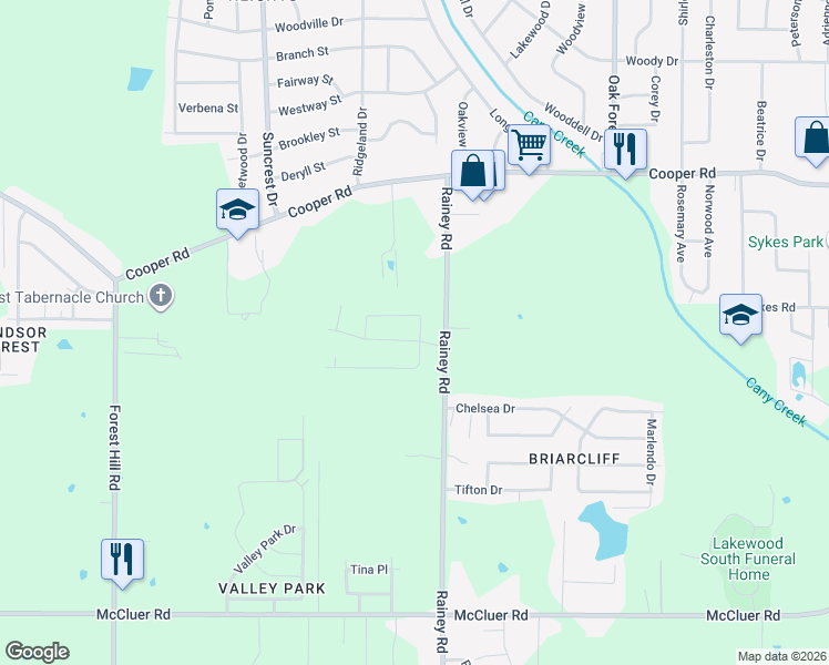 map of restaurants, bars, coffee shops, grocery stores, and more near 916 North Valley Falls Road in Jackson
