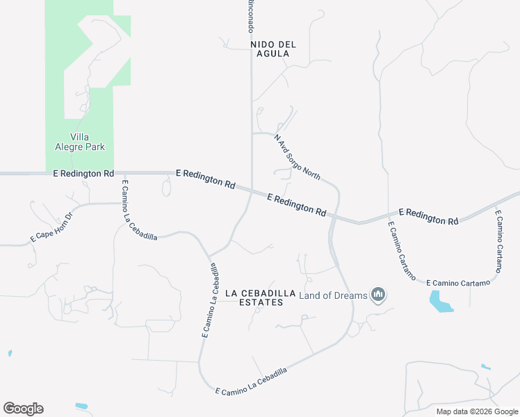 map of restaurants, bars, coffee shops, grocery stores, and more near 2280 North El Camino Rinconado in Tucson