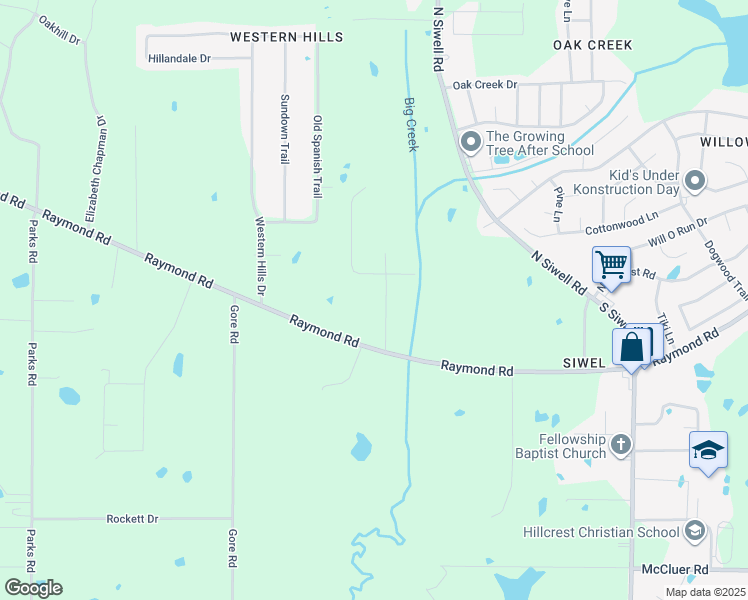 map of restaurants, bars, coffee shops, grocery stores, and more near 201 Overlook Place in Jackson