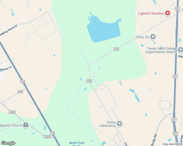 map of restaurants, bars, coffee shops, grocery stores, and more near 2495 County Road 518 in Stephenville