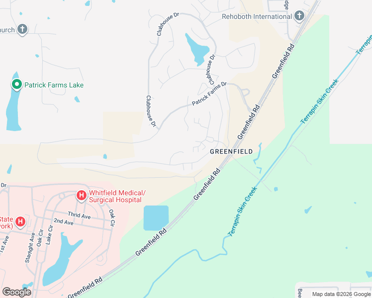map of restaurants, bars, coffee shops, grocery stores, and more near 1440 Sweetwater Drive in Pearl