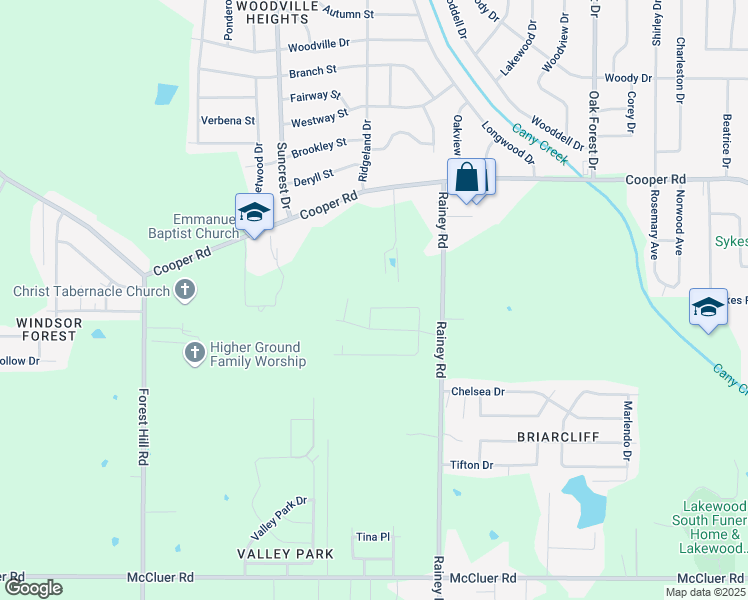 map of restaurants, bars, coffee shops, grocery stores, and more near 116 Glenstone Circle in Jackson