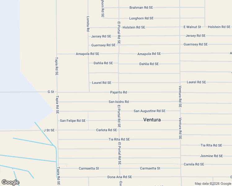 map of restaurants, bars, coffee shops, grocery stores, and more near El Portal Road in Deming