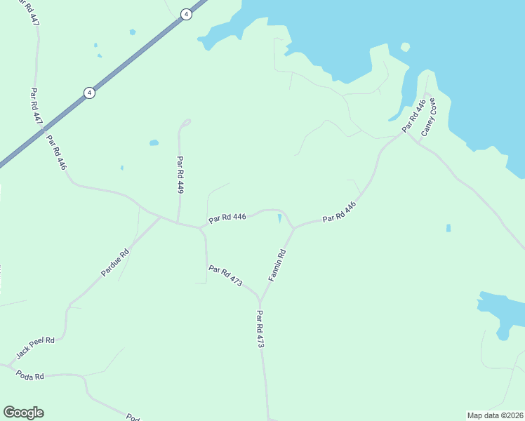 map of restaurants, bars, coffee shops, grocery stores, and more near 467-665 Par Road 446 in Jonesboro