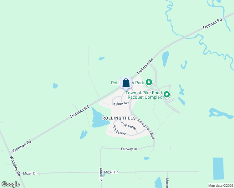 map of restaurants, bars, coffee shops, grocery stores, and more near 7039 Brassie Bend in Montgomery