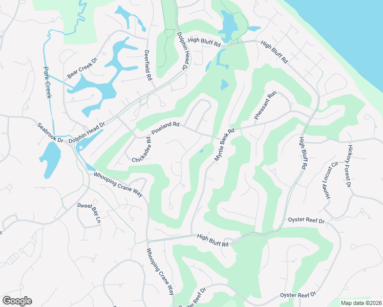 map of restaurants, bars, coffee shops, grocery stores, and more near 9 Brown Thrasher Road in Hilton Head Island