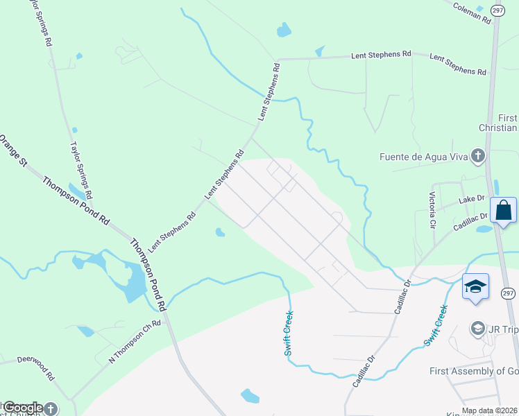 map of restaurants, bars, coffee shops, grocery stores, and more near 859 Scott Drive in Vidalia