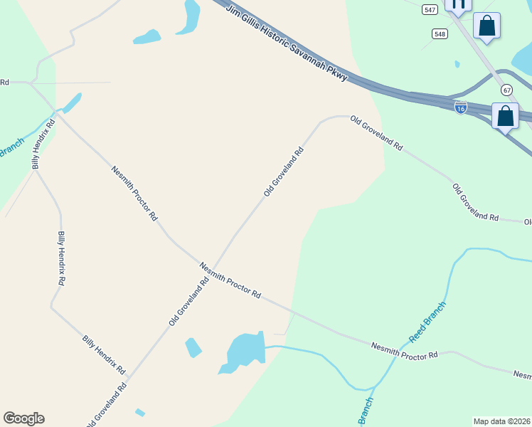 map of restaurants, bars, coffee shops, grocery stores, and more near 5012 Old Groveland Road in Pembroke