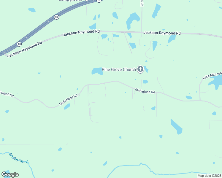 map of restaurants, bars, coffee shops, grocery stores, and more near 2141 McFarland Road in Raymond