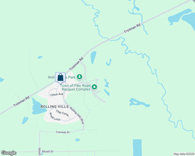 map of restaurants, bars, coffee shops, grocery stores, and more near 7449 Muirfield Loop in Montgomery