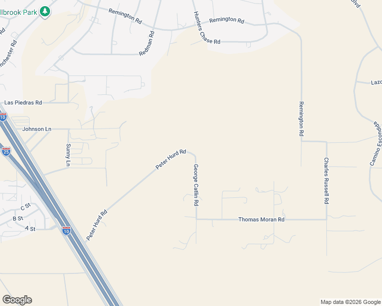 map of restaurants, bars, coffee shops, grocery stores, and more near 5401 Peter Hurd Road in Las Cruces