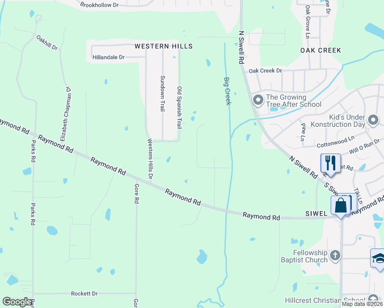 map of restaurants, bars, coffee shops, grocery stores, and more near 219 Overlook Place in Jackson