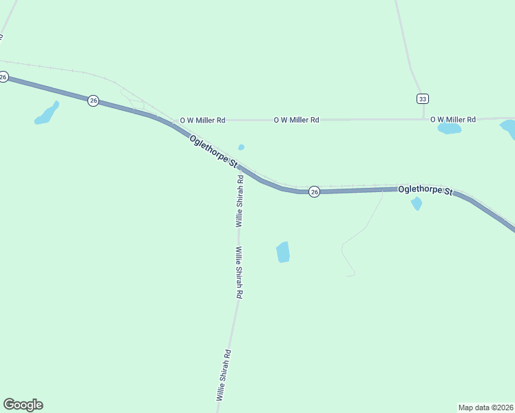 map of restaurants, bars, coffee shops, grocery stores, and more near 84 Willie Shirah Road in Ellaville