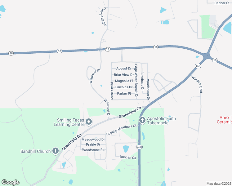 map of restaurants, bars, coffee shops, grocery stores, and more near 655 Parker Place in Brandon
