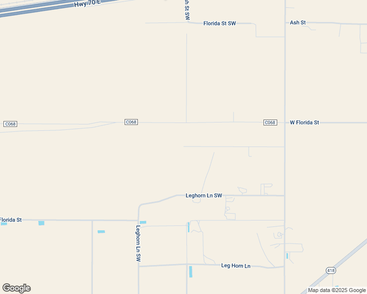 map of restaurants, bars, coffee shops, grocery stores, and more near Red Rooster Lane Southwest in Deming