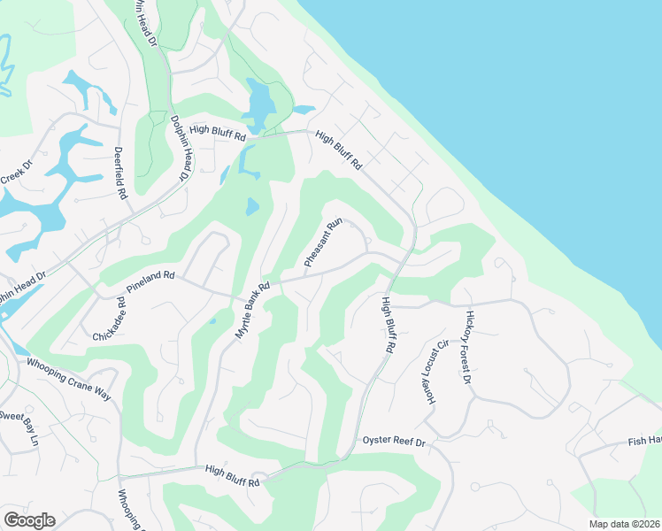 map of restaurants, bars, coffee shops, grocery stores, and more near 59 Myrtle Bank Road in Hilton Head Island