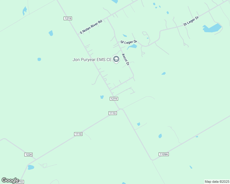 map of restaurants, bars, coffee shops, grocery stores, and more near 4625 County Road 1219 in Cleburne