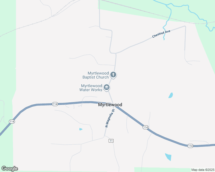 map of restaurants, bars, coffee shops, grocery stores, and more near 512 North Magnolia Street in Myrtlewood